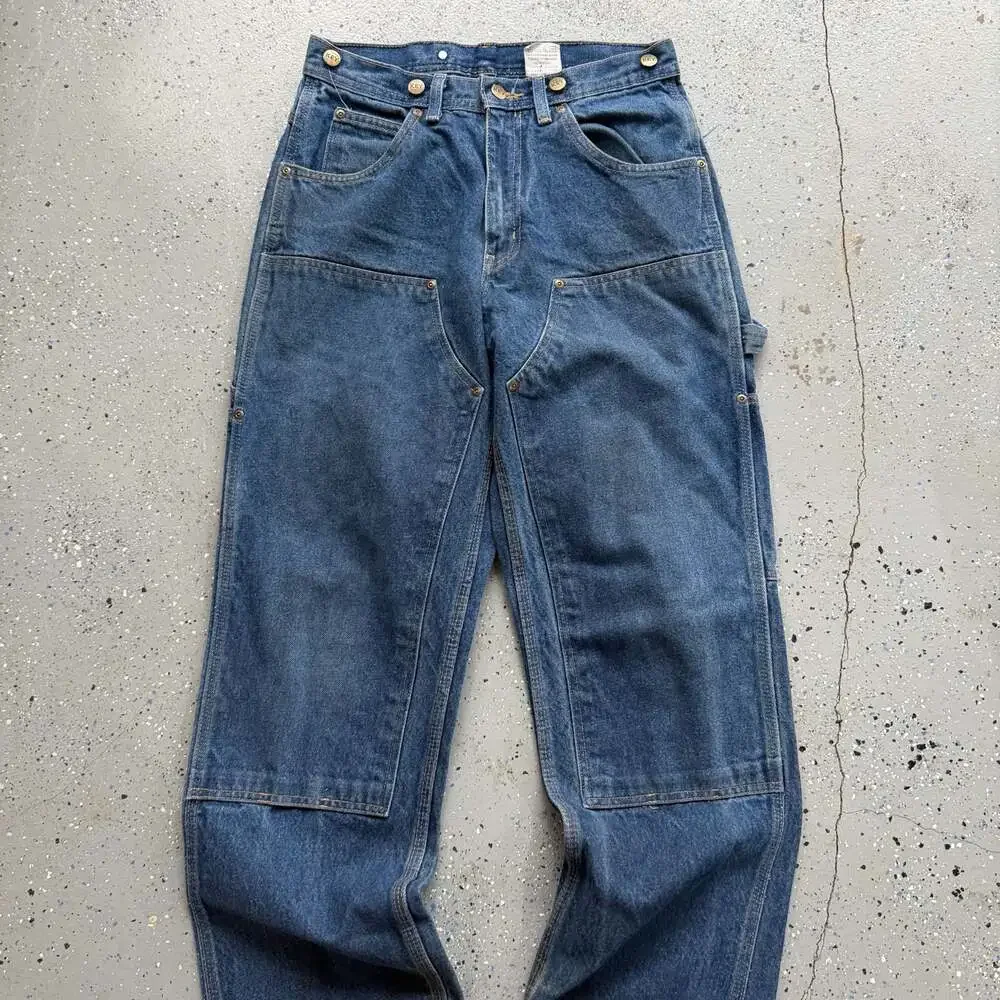 Key Double Knee Denim Work Pants